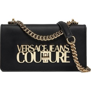 Czarna torebka Versace Jeans matowa na ramię