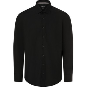 Czarna koszula Andrew James w stylu casual z bawełny z długim rękawem