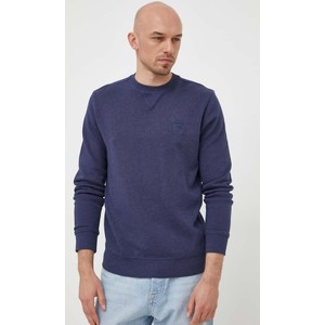 Granatowa bluza Hugo Boss z bawełny w stylu casual