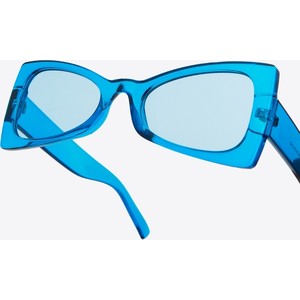 Niebieskie okulary damskie Cropp