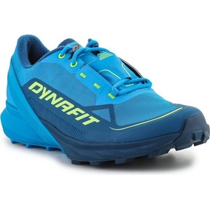 Niebieskie buty sportowe Dynafit sznurowane w sportowym stylu