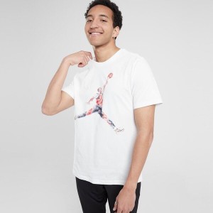 T-shirt Jordan w młodzieżowym stylu z krótkim rękawem z nadrukiem
