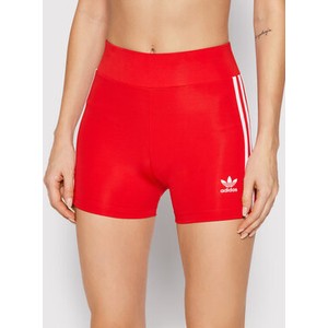 Czerwone szorty Adidas w sportowym stylu