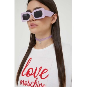 T-shirt Love Moschino z dzianiny