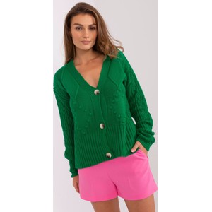 Zielony sweter Badu w stylu casual