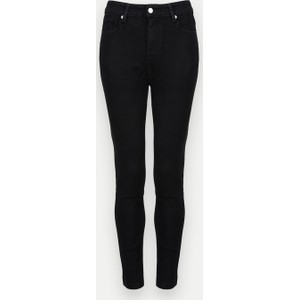 Czarne jeansy Molton w street stylu z bawełny