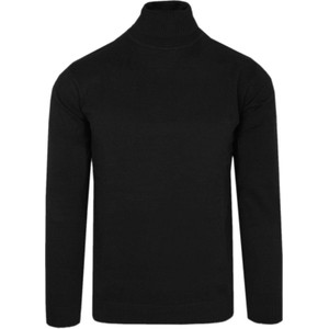 Czarny sweter Adriano Guinari w stylu casual