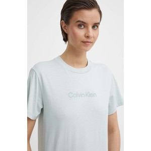 Bluzka Calvin Klein w stylu casual z okrągłym dekoltem