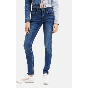 Granatowe jeansy Desigual w stylu casual