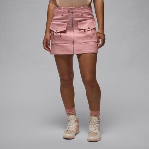 Różowa spódnica Jordan w stylu casual mini