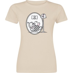 T-shirt emp-shop.pl z okrągłym dekoltem z nadrukiem