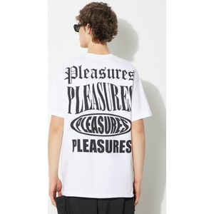 T-shirt Pleasures z bawełny z krótkim rękawem w młodzieżowym stylu