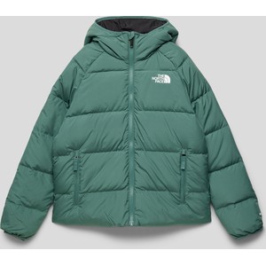 Zielona kurtka dziecięca The North Face dla chłopców