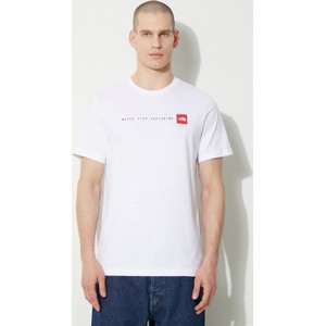 T-shirt The North Face z bawełny w sportowym stylu z nadrukiem