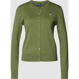 Zielony sweter POLO RALPH LAUREN w stylu casual z bawełny