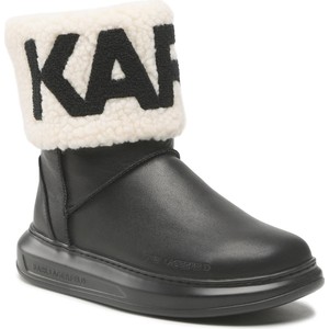 Czarne śniegowce Karl Lagerfeld