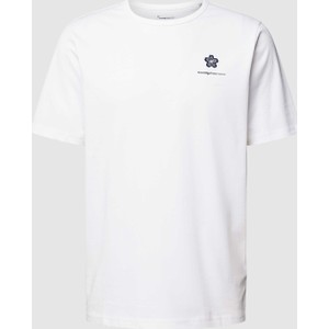 T-shirt Knowledge Cotton Apparel w stylu casual z krótkim rękawem z bawełny
