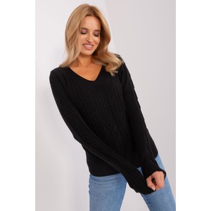 Czarny sweter 5.10.15 w stylu casual