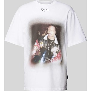 T-shirt Karl Kani z nadrukiem z bawełny