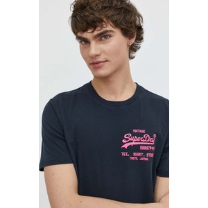 T-shirt Superdry z bawełny w młodzieżowym stylu z krótkim rękawem