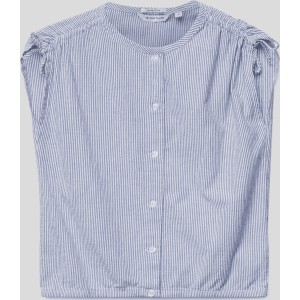 Niebieska bluzka dziecięca Tom Tailor w paseczki bez rękawów dla dziewczynek