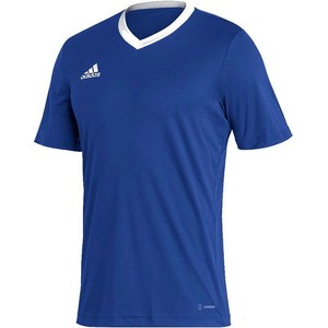 Niebieska koszulka dziecięca Adidas dla chłopców z tkaniny
