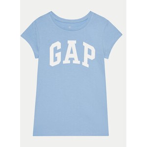 Niebieska bluzka dziecięca Gap z krótkim rękawem