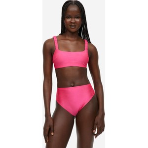 Różowy strój kąpielowy H & M w sportowym stylu