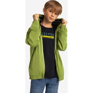 Zielona kurtka dziecięca Volcano dla chłopców