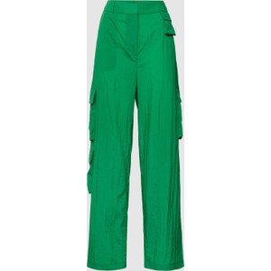 Zielone spodnie Hugo Boss w stylu retro