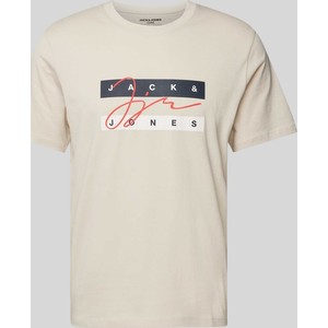 T-shirt Jack & Jones z krótkim rękawem w młodzieżowym stylu z nadrukiem