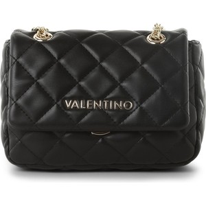 Czarna torebka Valentino w młodzieżowym stylu na ramię ze skóry