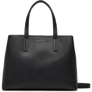 Czarna torebka Hugo Boss do ręki średnia