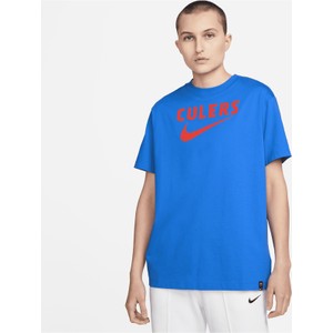 T-shirt Nike z bawełny w sportowym stylu z okrągłym dekoltem