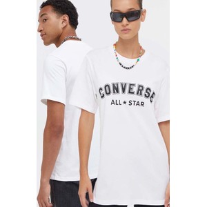 T-shirt Converse z krótkim rękawem z bawełny