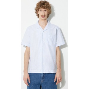 Koszula A.P.C. w stylu casual z krótkim rękawem z tkaniny
