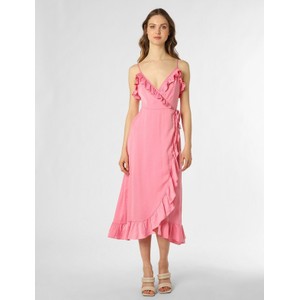 Różowa sukienka EDITED z satyny