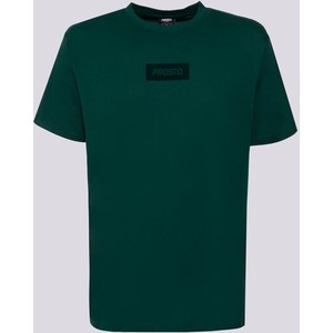 Zielony t-shirt Prosto. w street stylu z krótkim rękawem