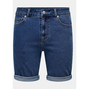 Niebieskie spodenki Only & Sons z jeansu w stylu casual