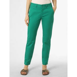 Zielone spodnie S.Oliver w stylu casual z bawełny
