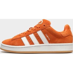 Pomarańczowe buty sportowe Adidas z płaską podeszwą