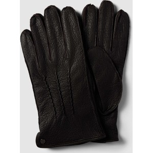 Czarne rękawiczki Pearlwood