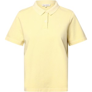 Żółta bluzka Marc O'Polo z bawełny z kołnierzykiem