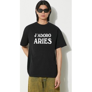 T-shirt Aries z nadrukiem z krótkim rękawem z bawełny