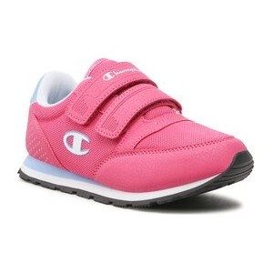 Różowe buty sportowe dziecięce Champion dla dziewczynek na rzepy