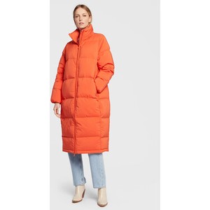Pomarańczowa kurtka Calvin Klein z kapturem