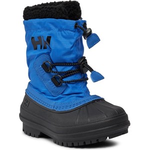 Niebieskie buty dziecięce zimowe Helly Hansen sznurowane