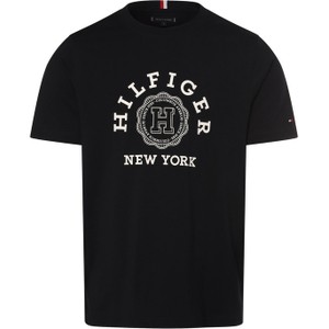 Czarny t-shirt Tommy Hilfiger z bawełny