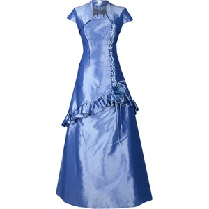 Niebieska sukienka Fokus maxi