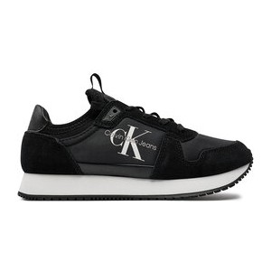 Czarne buty sportowe Calvin Klein z płaską podeszwą